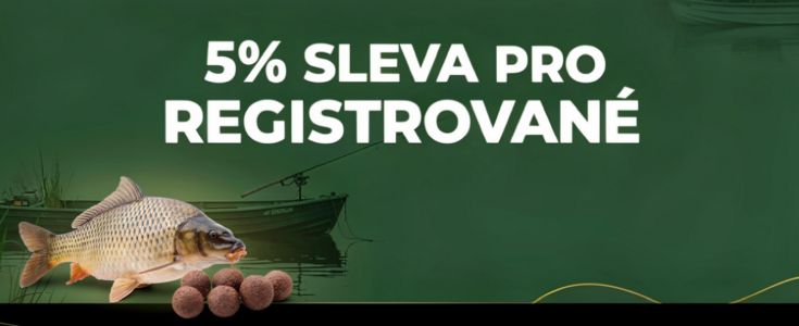 sleva pro registrované 