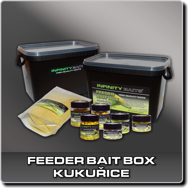 Feeder bait box Kukuřice Pšeničné pufiny 10 mm
