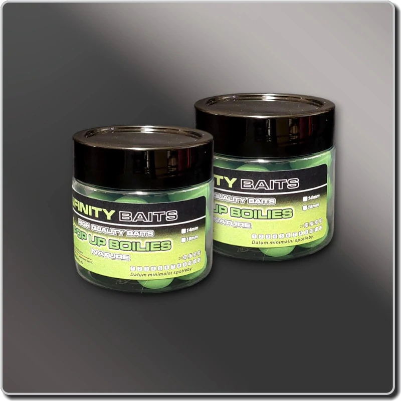 Nature Pop Up boilies fluoro zelená
