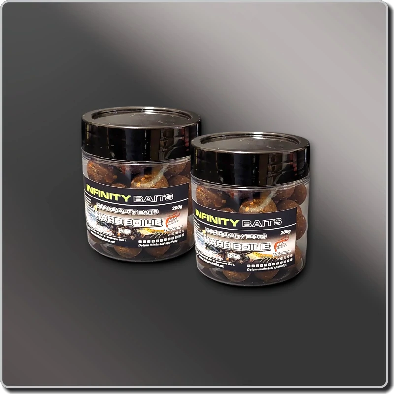 Hard boilies K2 200 g mix 20 + 24 mm