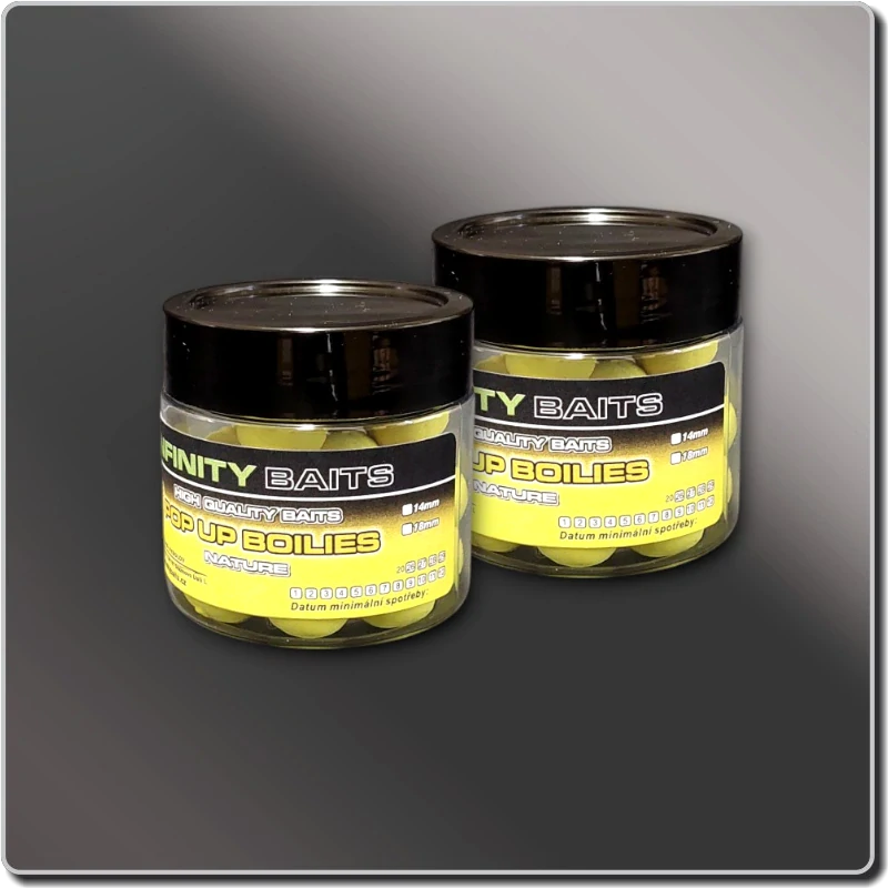 Nature Pop Up boilies fluoro žlutá 18 mm