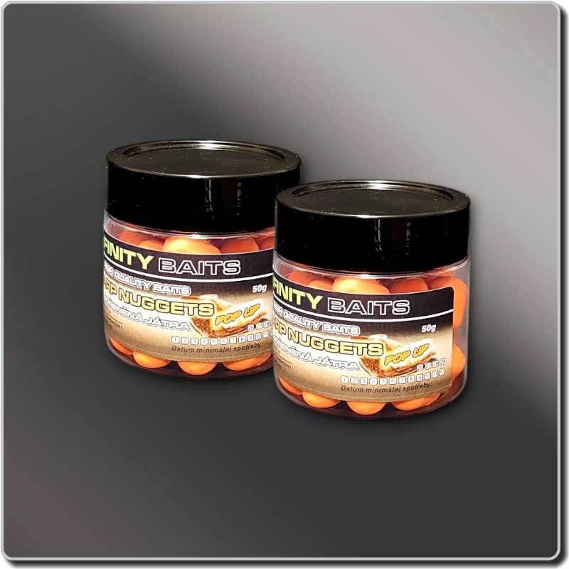 Pop Up Carp nuggets Kořeněná játra