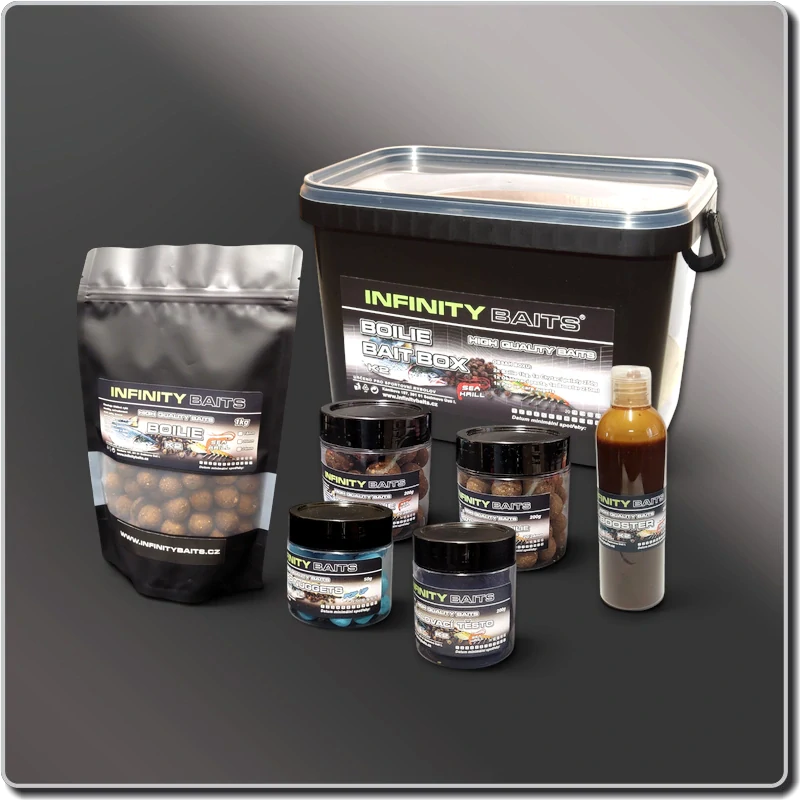 Boilie bait box K2 (20 + 20 mm, 18 mm, 10 mm)