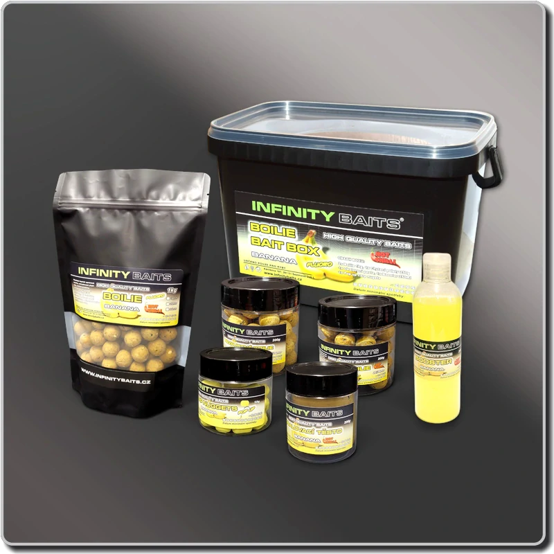 Boilie bait box Banana (18 + 20 mm, 18 mm, 14 mm)