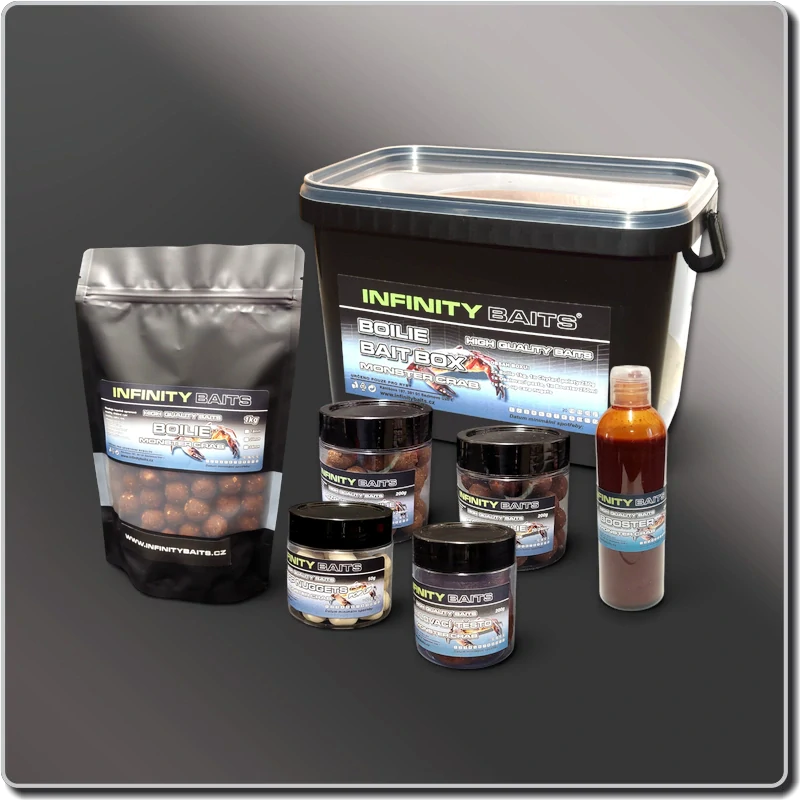 Boilie bait box Monster crab (20 + 20 mm, 14 mm, 10 mm)