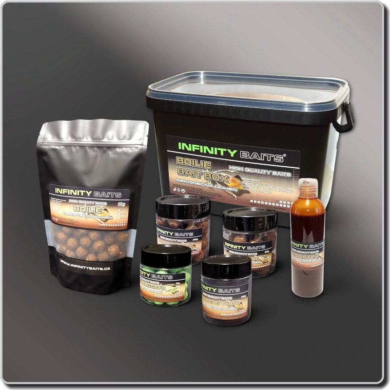 Boilie bait box Nekonečná oliheň (18 + 18 mm, 18 mm, 10 mm)