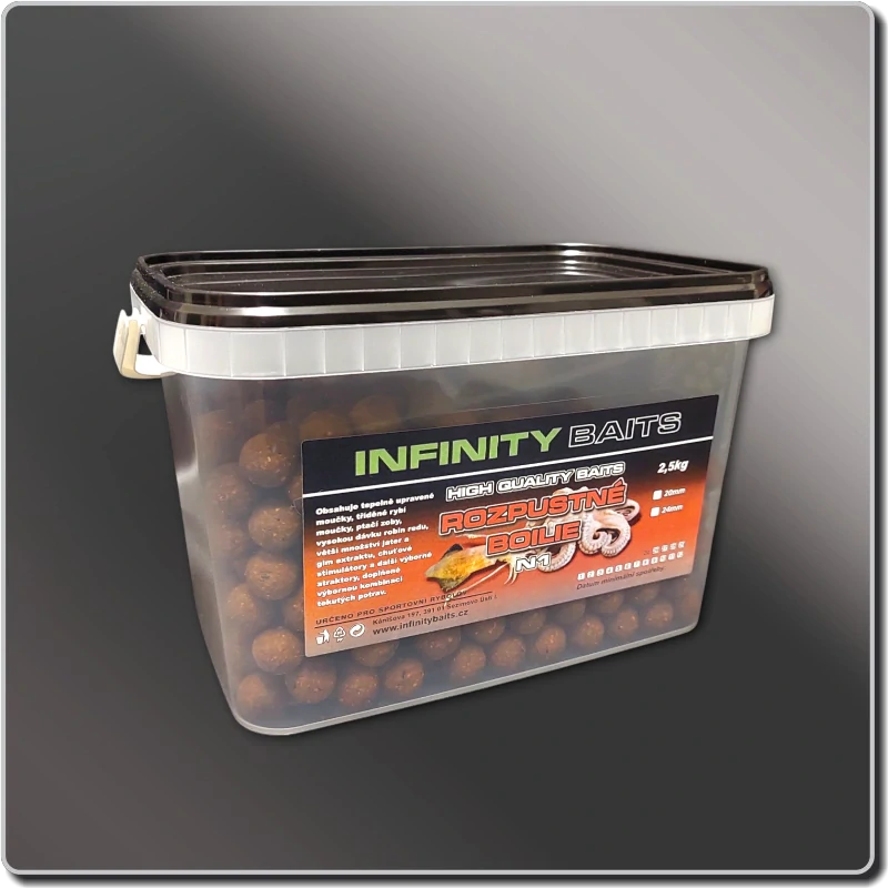 Rozpustné boilies N1 2,5 kg 20 mm