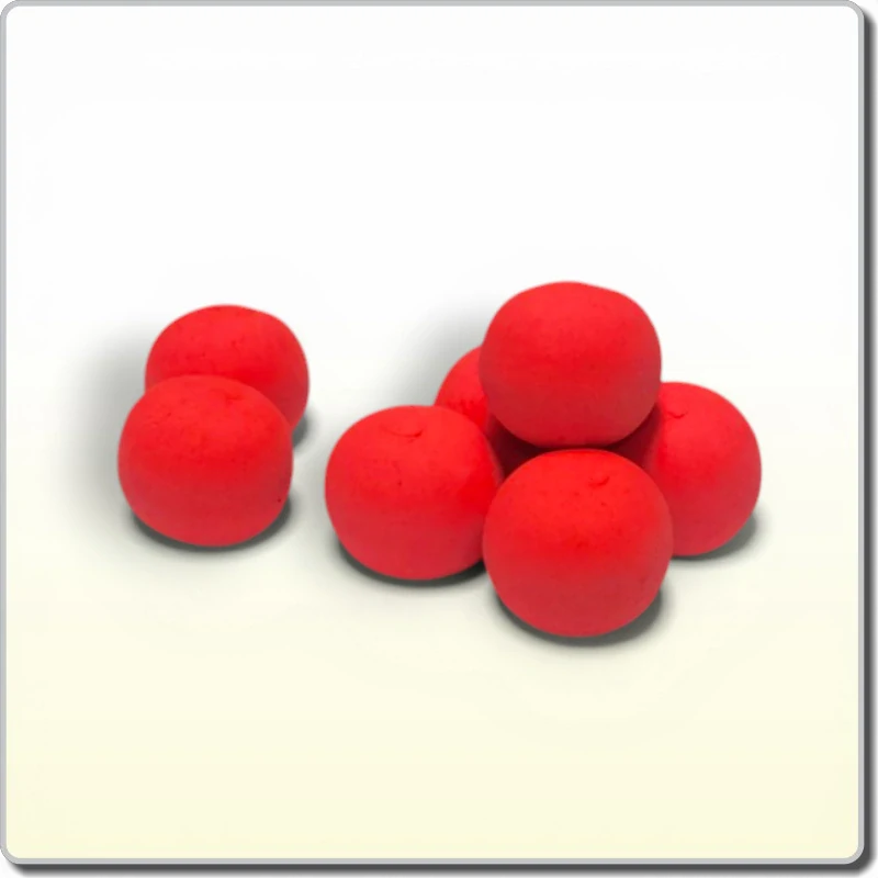 Nature Pop Up boilies fluoro červená