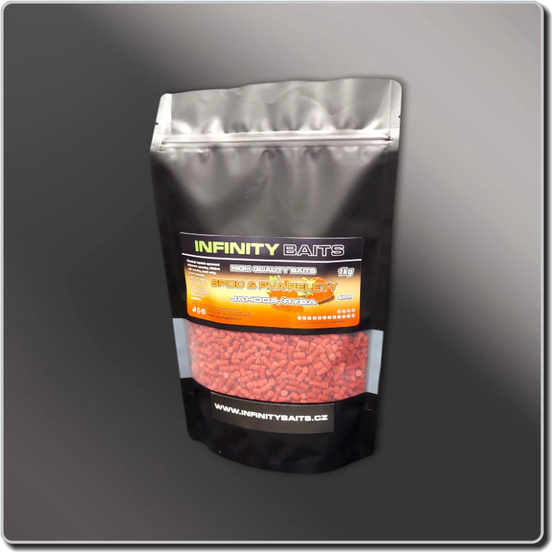 Spod & PVA pelety Jahoda/ryba 3 kg