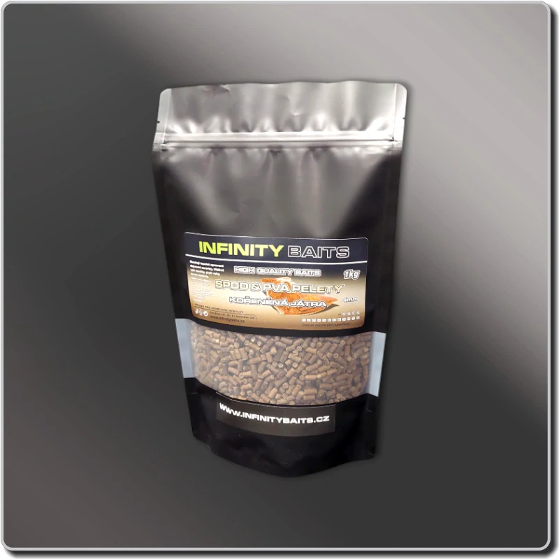 Spod & PVA pelety Kořeněná játra 1 kg