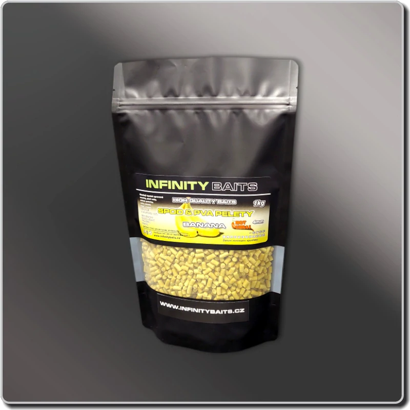 Spod & PVA pelety Banana 1 kg