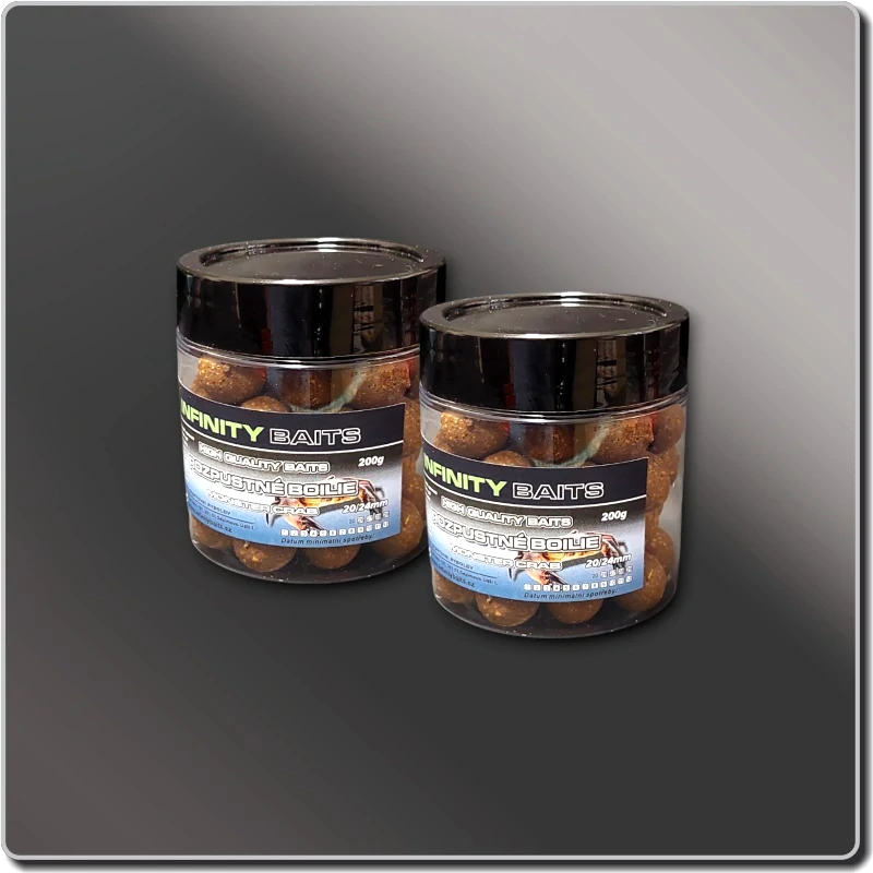 Rozpustné boilies Monster crab 200 g mix 20 + 24 mm