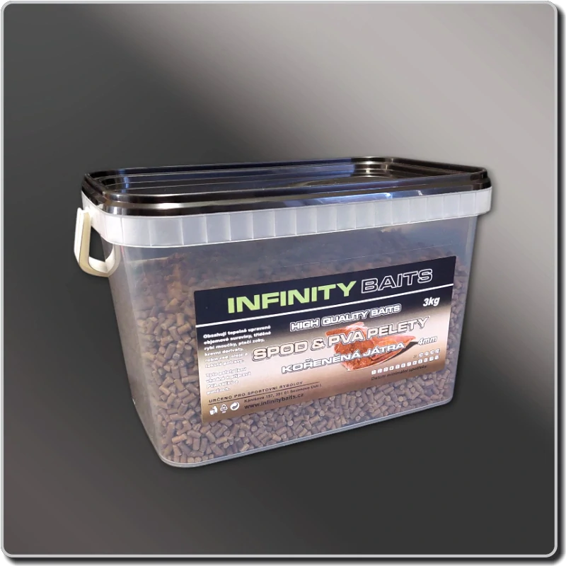 Spod & PVA pelety Kořeněná játra 1 kg