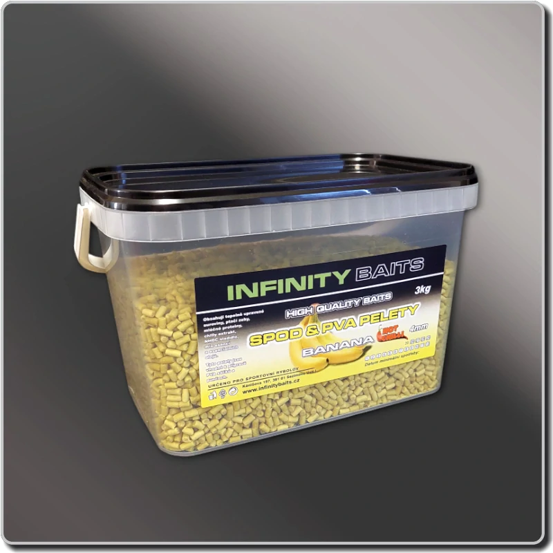 Spod & PVA pelety Banana 1 kg